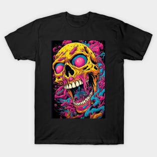 Colorful fresh skull T-Shirt